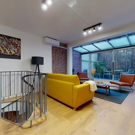 Superbe Loft Avec Patio - Tour Eiffel Lägenhet Paris