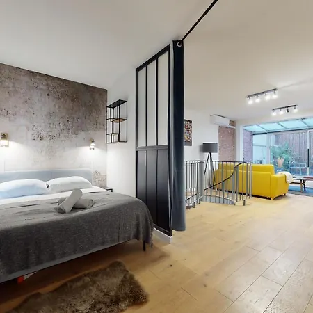 Superbe Loft Avec Patio - Tour Eiffel Lägenhet *