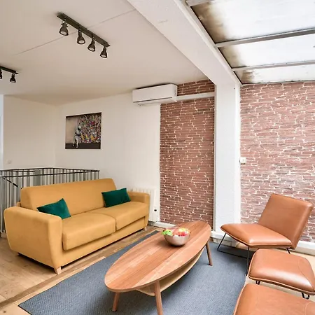 公寓 Superbe Loft Avec Patio - Tour Eiffel