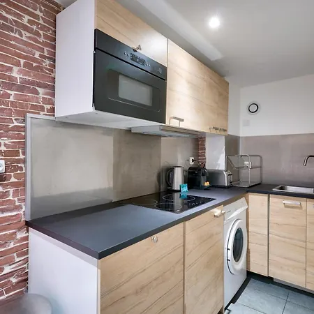 Superbe Loft Avec Patio - Tour Eiffel Lägenhet