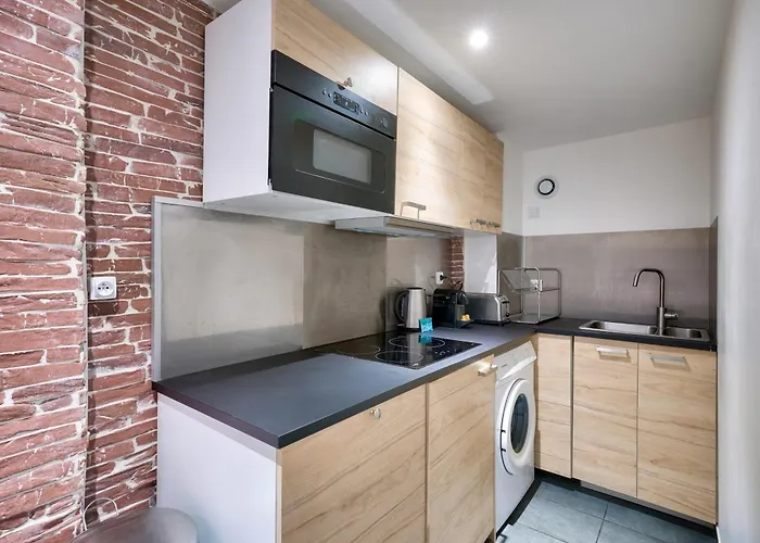 Superbe Loft Avec Patio - Tour Eiffel Lägenhet